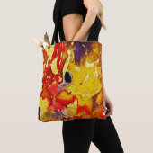 Michael Moffaによる多彩色#3 トートバッグ (クローズアップ)