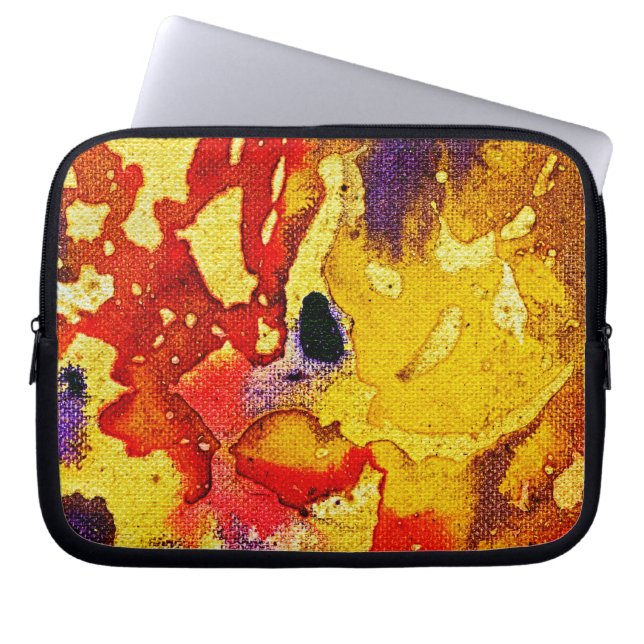 Michael Moffaによる多彩色#3 ラップトップスリーブ (正面)