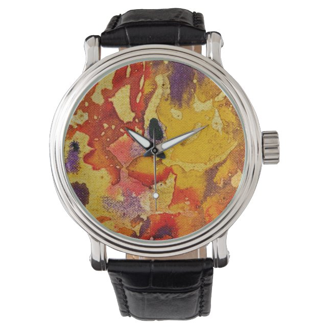 Michael Moffaによる多彩色#3 腕時計 (正面)