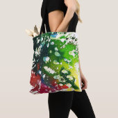 Michael Moffaによる多彩色#4 トートバッグ (クローズアップ)