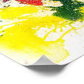 Michael Moffaによる多彩色#4 ポスター (角)