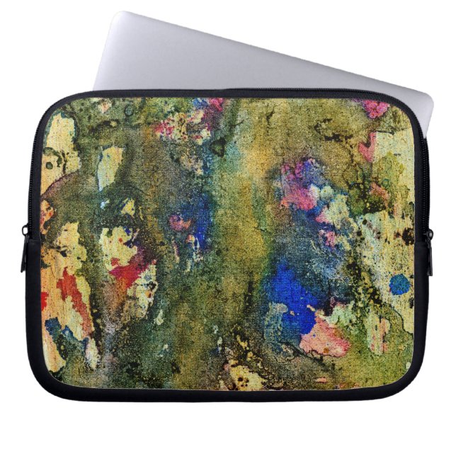 Michael Moffaによる多彩色#6 ラップトップスリーブ (正面)