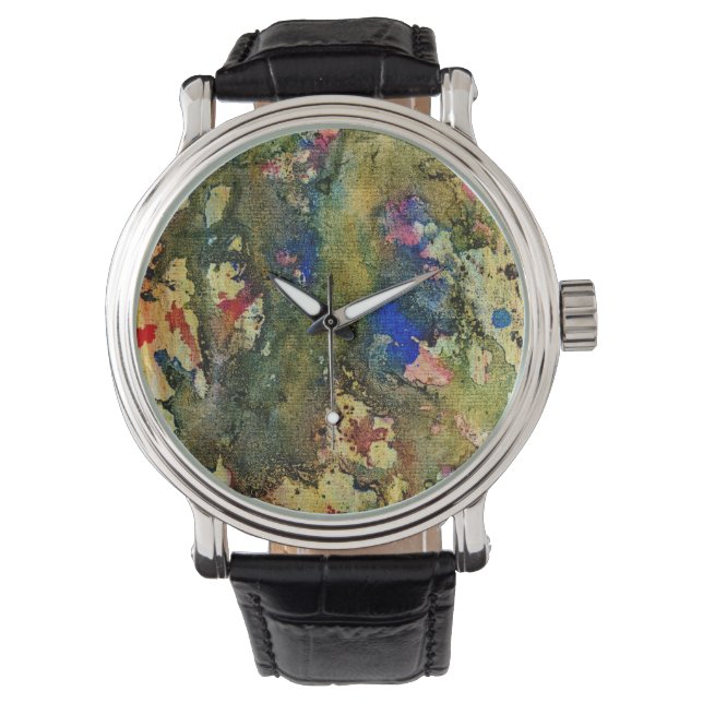 Michael Moffaによる多彩色#6 腕時計 (正面)