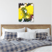 Michael Moffaによる多彩色#7 キャンバスプリント (インサイチュ (寝室))