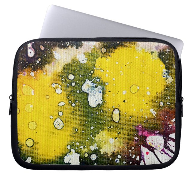 Michael Moffaによる多彩色#7 ラップトップスリーブ (正面)