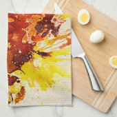 Michael Moffaによる多彩色#9 キッチンタオル (四つ折り)