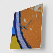 Michael Moffaによる構成#1A スクエア壁時計 (傾斜)