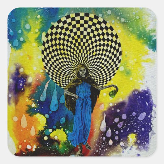 Michael Moffaによる死 スクエアシール (正面)