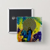 Michael Moffaによる死 缶バッジ (正面&裏面)