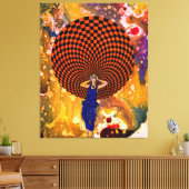 Michael Moffaによる混乱 キャンバスプリント (インサイチュ (リビング))