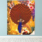 Michael Moffaによる混乱 キャンバスプリント (インサイチュ (ウッドフロア))