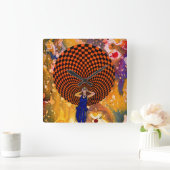 Michael Moffaによる混乱 スクエア壁時計 (ホーム)