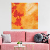 Michael MoffaによるTye染料組成#12 キャンバスプリント (インサイチュ (リビング))