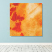 Michael MoffaによるTye染料組成#12 キャンバスプリント (インサイチュ (ウッドフロア))