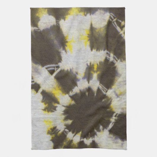 Michael MoffaによるTye染料組成#2 キッチンタオル (縦)