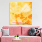 Michael MoffaによるTye染料組成#4 キャンバスプリント (インサイチュ (リビング))