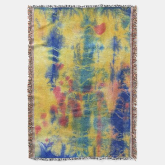 Michael MoffaによるTye染料組成#5 スローブランケット (正面縦)