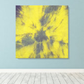 Michael MoffaによるTye染料組成#8 キャンバスプリント (インサイチュ (ウッドフロア))