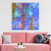 Michael MoffaによるTye染料組成#9 キャンバスプリント (インサイチュ (リビング))