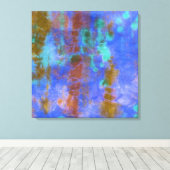 Michael MoffaによるTye染料組成#9 キャンバスプリント (インサイチュ (ウッドフロア))