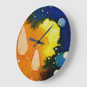 Michael Moffaの死の多色性染色体 ラージ壁時計 (傾斜)