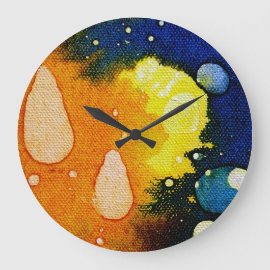 Michael Moffaの死の多色性染色体 ラージ壁時計 (正面)