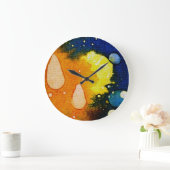 Michael Moffaの死の多色性染色体 ラージ壁時計 (ホーム)