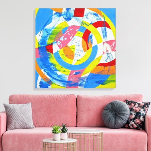 Michael Moffaの#2成 キャンバスプリント (インサイチュ (リビング))