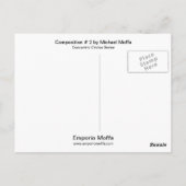 Michael Moffaの#2成 ポストカード (裏面)