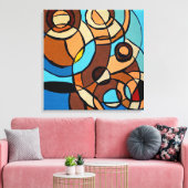 Michael Moffaの#32成 キャンバスプリント (インサイチュ (リビング))