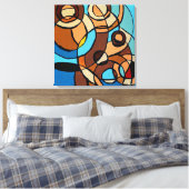 Michael Moffaの#32成 キャンバスプリント (インサイチュ (寝室))