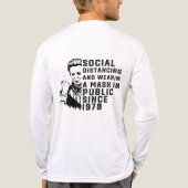 Michael Myers社会的距離 トライブレンドTシャツ (背面)