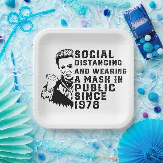 Michael Myers社会的距離 ペーパープレート (パーティー)