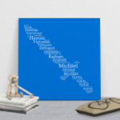 Michael Name Cloudカスタマイズ可能ポスター ポスター