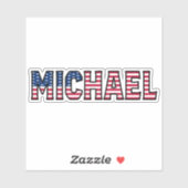 Michael Name Vorname USA Sticker Stickerset シール (シート)