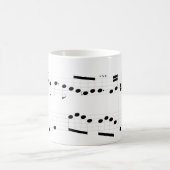 Michael Rose音楽スコアの変形させるマグ モーフィングマグカップ (中央)