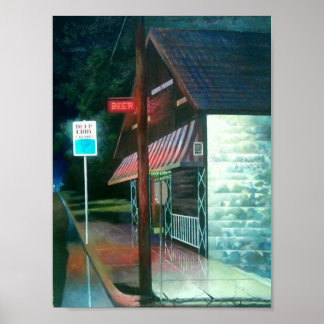 Michael Sabatiniの深いEddy's Cabaretプリント ポスター