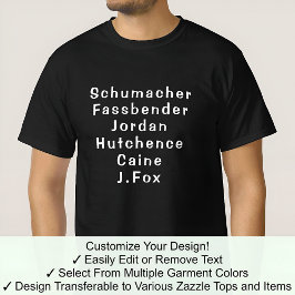 Michael Tee任意の名カスタム前05Wの完全な名前の姓 Tシャツ