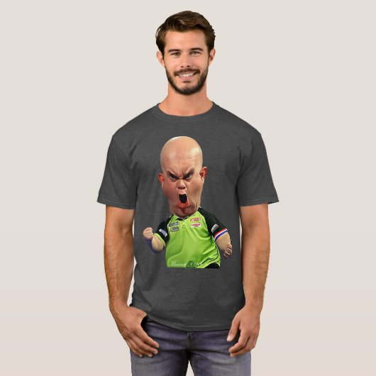 Michael Van Darts For Fans Tシャツ (正面フル)