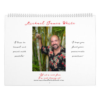 Michael White's Passionate Pastels Calendar 2026 カレンダー