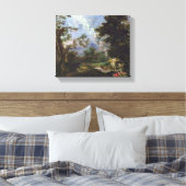 Michael Willmann - The Dream of Jacob キャンバスプリント (インサイチュ (寝室))