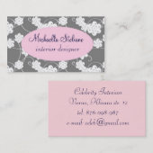 Michaellaのデザイン 名刺 (正面/裏面)