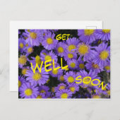 MichaelmasデイジーCust.Get Well Soonはがき ポストカード (正面/裏面)