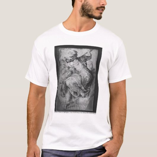 Michangelo Buonarrotiの後のリビアのSibyl、 Tシャツ (正面)