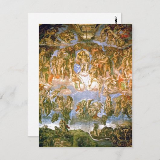 Michelange著絵を描かれる記述の最後の判断- ポストカード (正面/裏面)