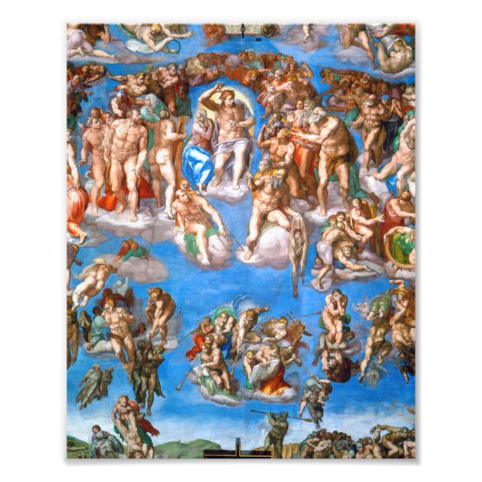 Michelangelo Buonarroti The Last Judgment フォトプリント (正面)