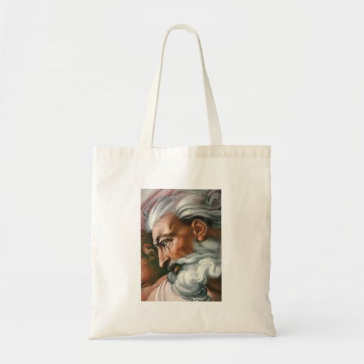 Michelangelo Creation Adam God トートバッグ (正面)