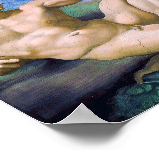Michelangelo - Creation of Adam Isolated ポスター (角)
