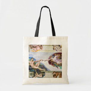 Michelangelo - Creation of Adam, Sistine Chapel's トートバッグ