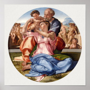 Michelangelo -Doni Tondo  ポスター